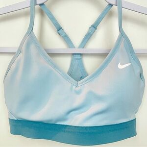 Light Blue Padded Nike Dri-Fit Sports Bra